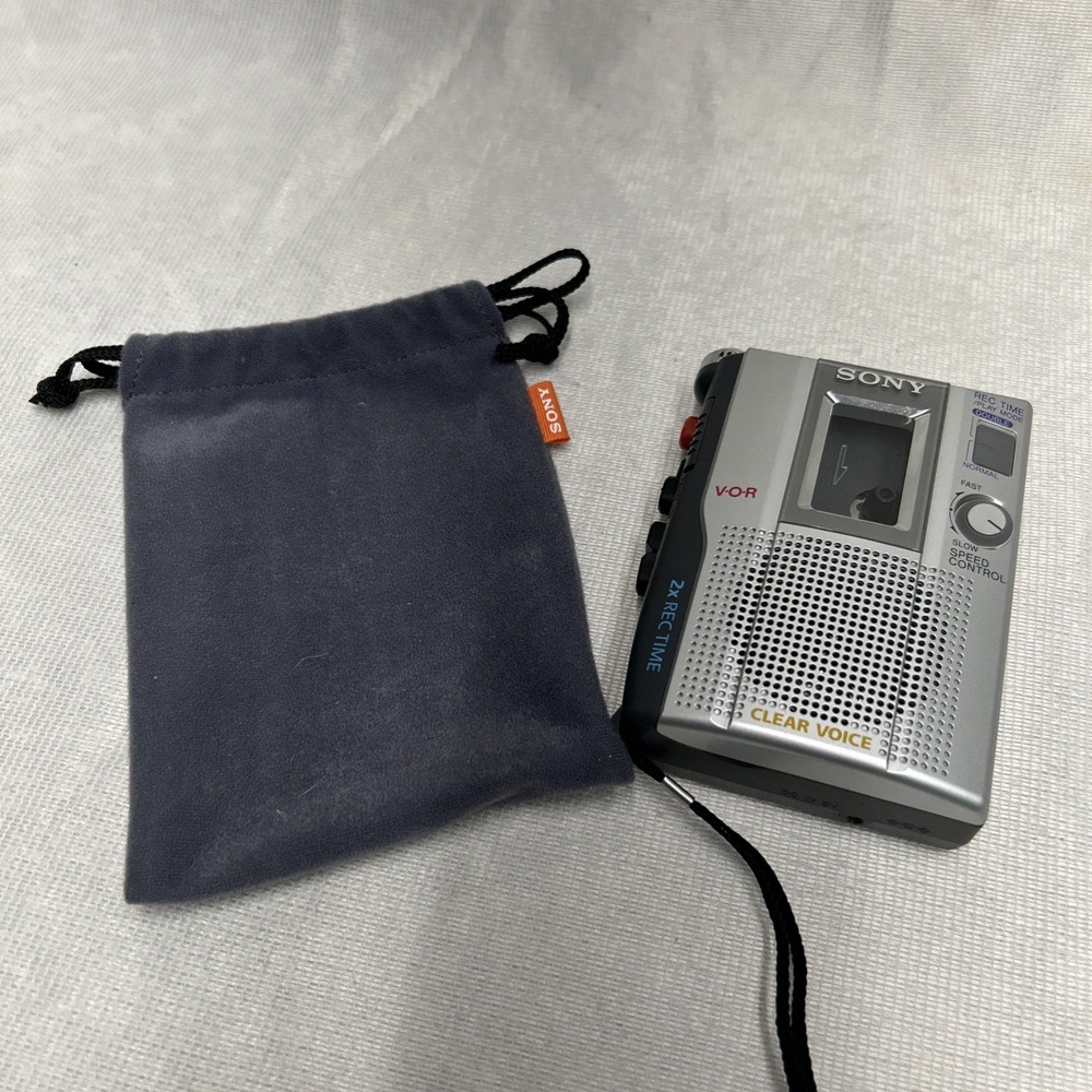 Sony TCM-200DV Handheld Cassette Recorder VOR for parts only